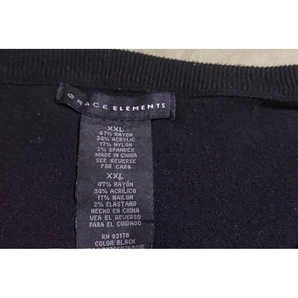 Puffed Sleeve Light Weight Cardigan Sweater Size 2xl - Picture 3 of 5